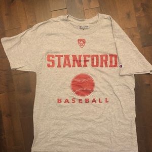 STANFORD BASEBALL OFFICIAL CHAMPION BRAND TEE- SIZE M